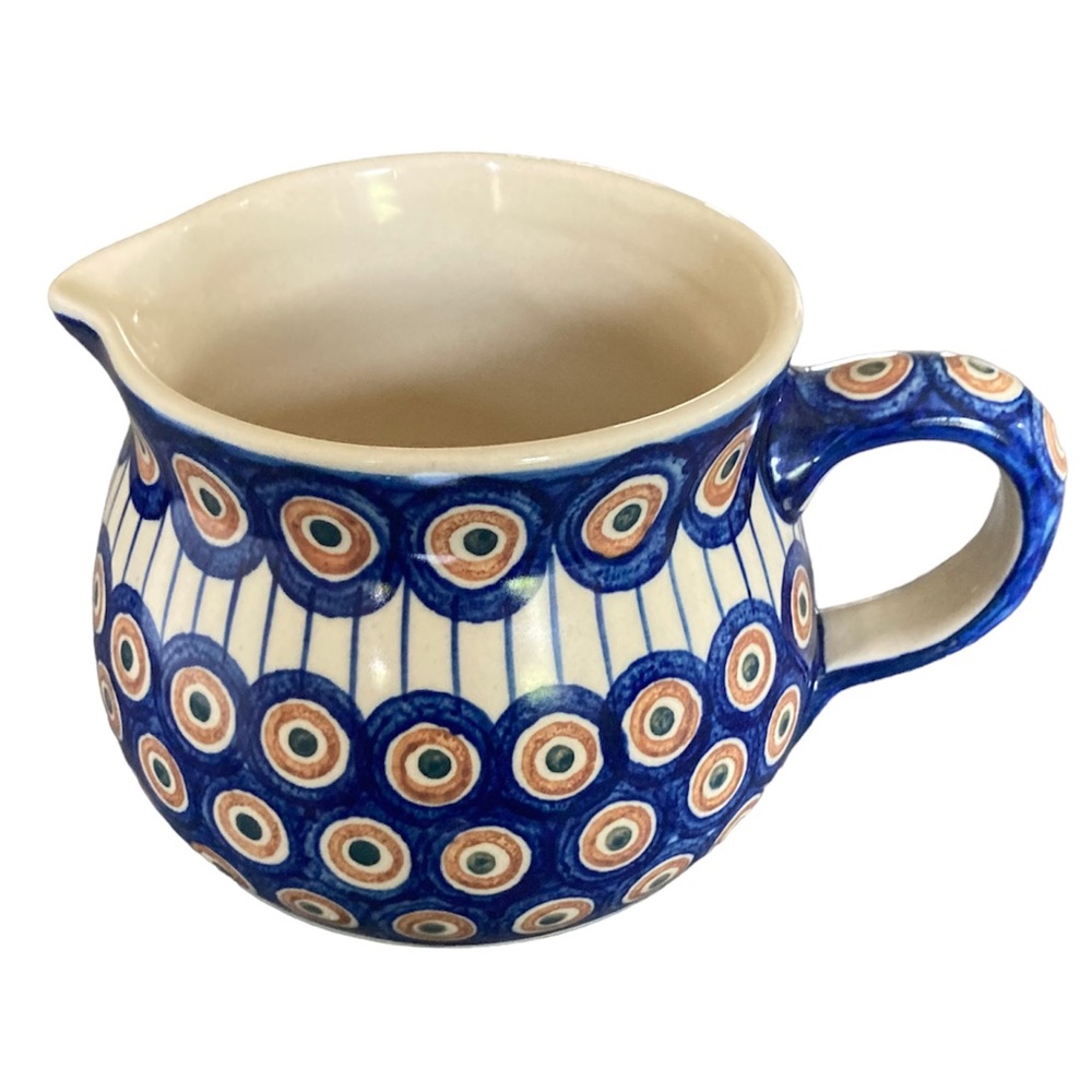Boleslawiec Polish Pottery hand made pitcher 4cup